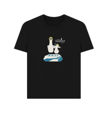 Load image into Gallery viewer, Black Scottish Seabird Centre - Womens Gannet T-shirt