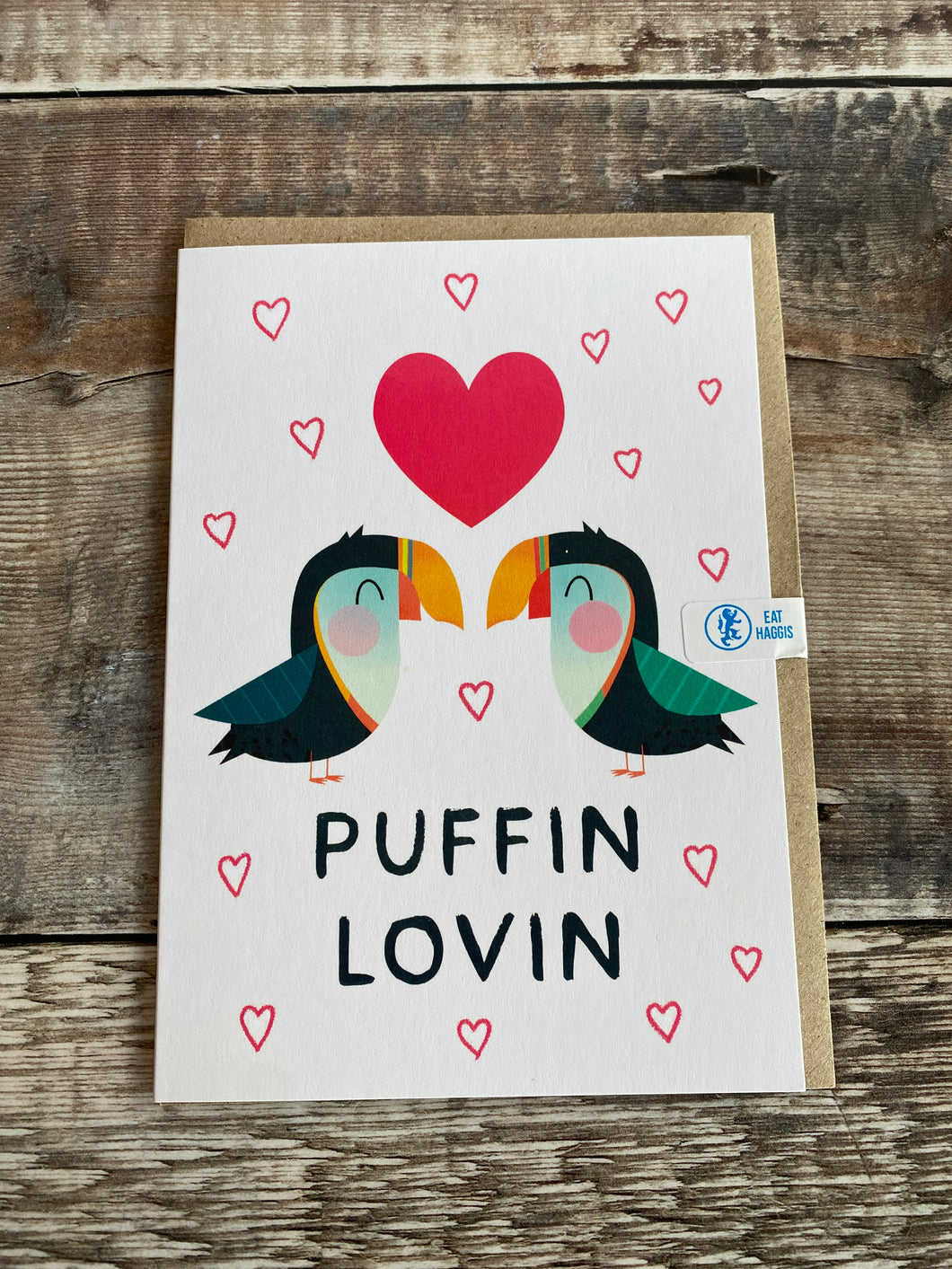 Puffin Lovin Greetings Card