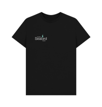 Load image into Gallery viewer, Black Scottish Seabird Centre - Adult T-shirt - Diving Gannet
