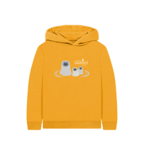 Load image into Gallery viewer, Mustard Scottish Seabird Centre - Kids Seal Hoodie