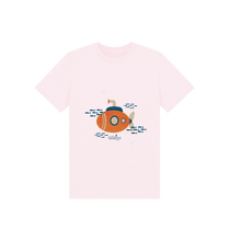 Load image into Gallery viewer, Pink Printed Kids T-Shirt Front