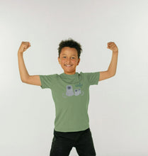 Load image into Gallery viewer, Scottish Seabird Centre - Kids Seal T-shirt (blue logo)