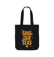 Load image into Gallery viewer, Black Printed Bag Front
