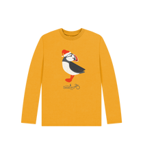 Load image into Gallery viewer, Mustard Printed Kids T-Shirt Front
