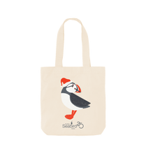 Load image into Gallery viewer, Natural Printed Bag Front
