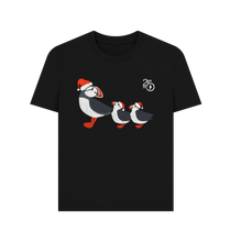 Load image into Gallery viewer, Black Printed T-shirt Front
