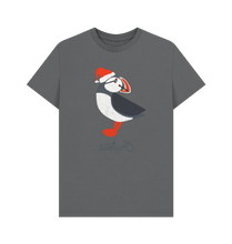 Load image into Gallery viewer, Slate Grey Printed T-shirt Front
