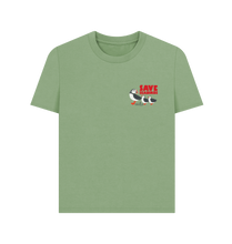 Load image into Gallery viewer, Sage Printed T-shirt Front
