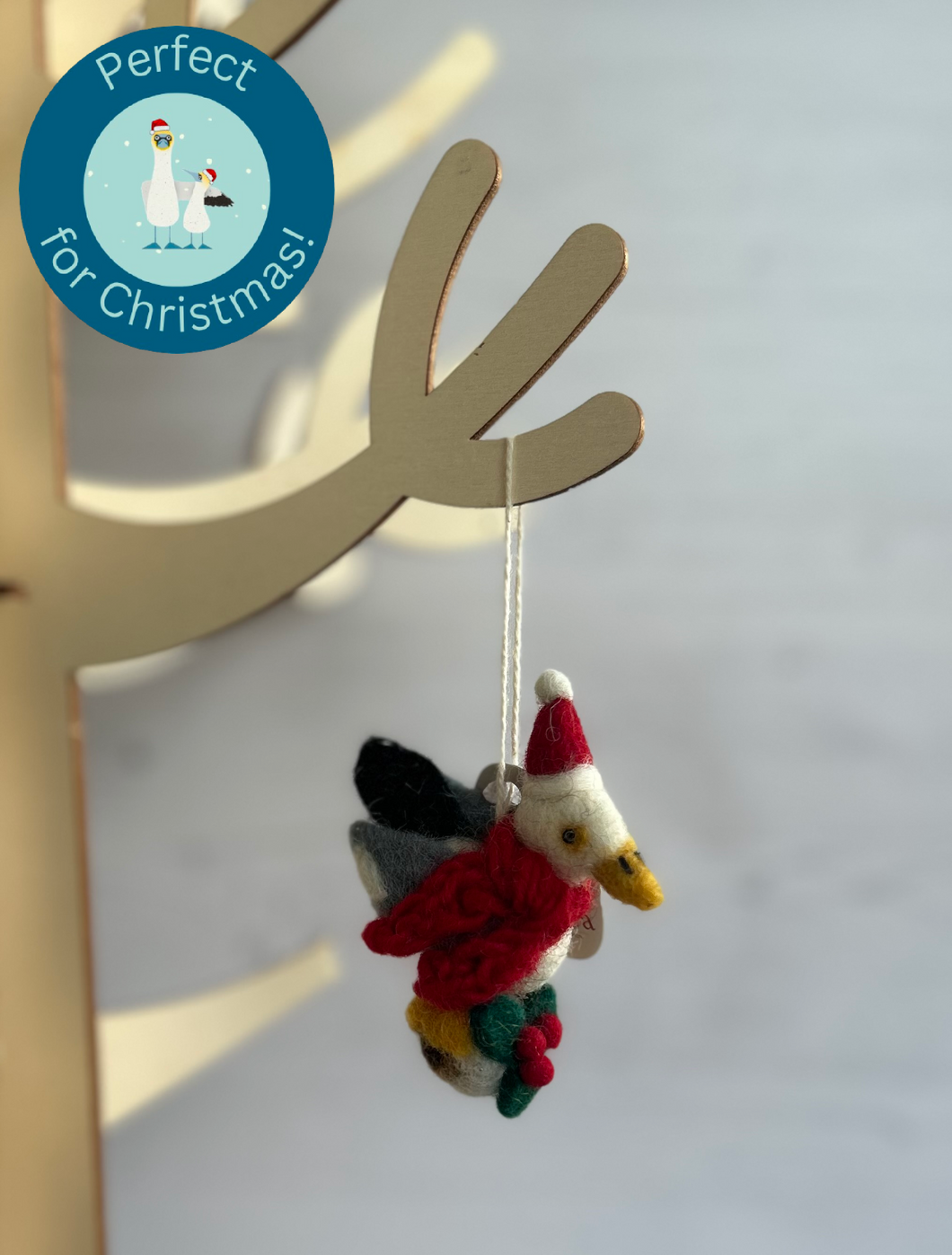 Gull Felt Hanging Christmas Decoration