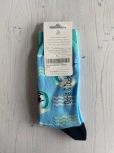 Load image into Gallery viewer, Blue Surfer Socks size 3 - 7
