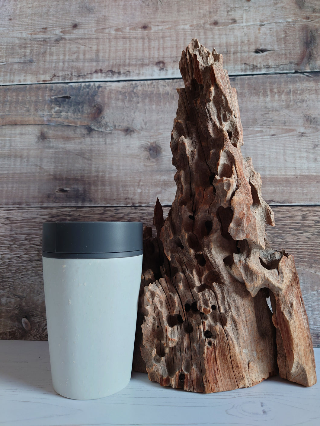 Chalk & Storm Grey 8oz Reusable Cup