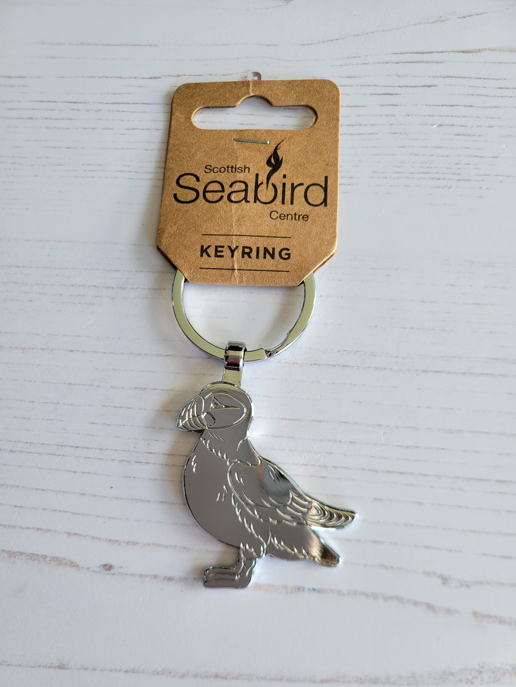 Chromium keyring - puffin