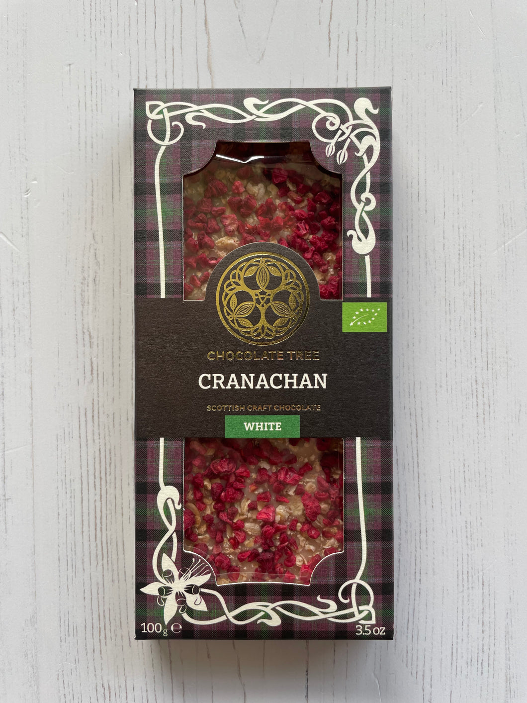 Cranachan White Chocolate Bar 100g