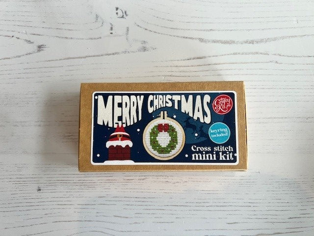 Cross Stitch Mini Kit - Merry Christmas