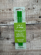 Load image into Gallery viewer, Green Algae Pencils (pack of 3)
