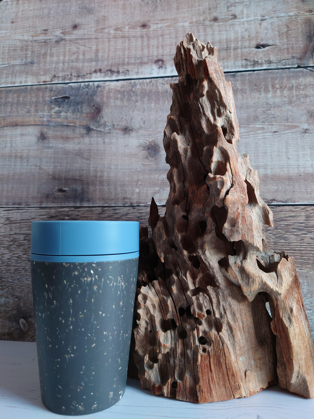 Grey & Rockpool Blue 8oz Reusable Cup