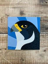 Load image into Gallery viewer, Peregrine Falcon Portrait Greetings Card
