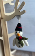 Load image into Gallery viewer, Snowman Felt Hanging Christmas Decoration
