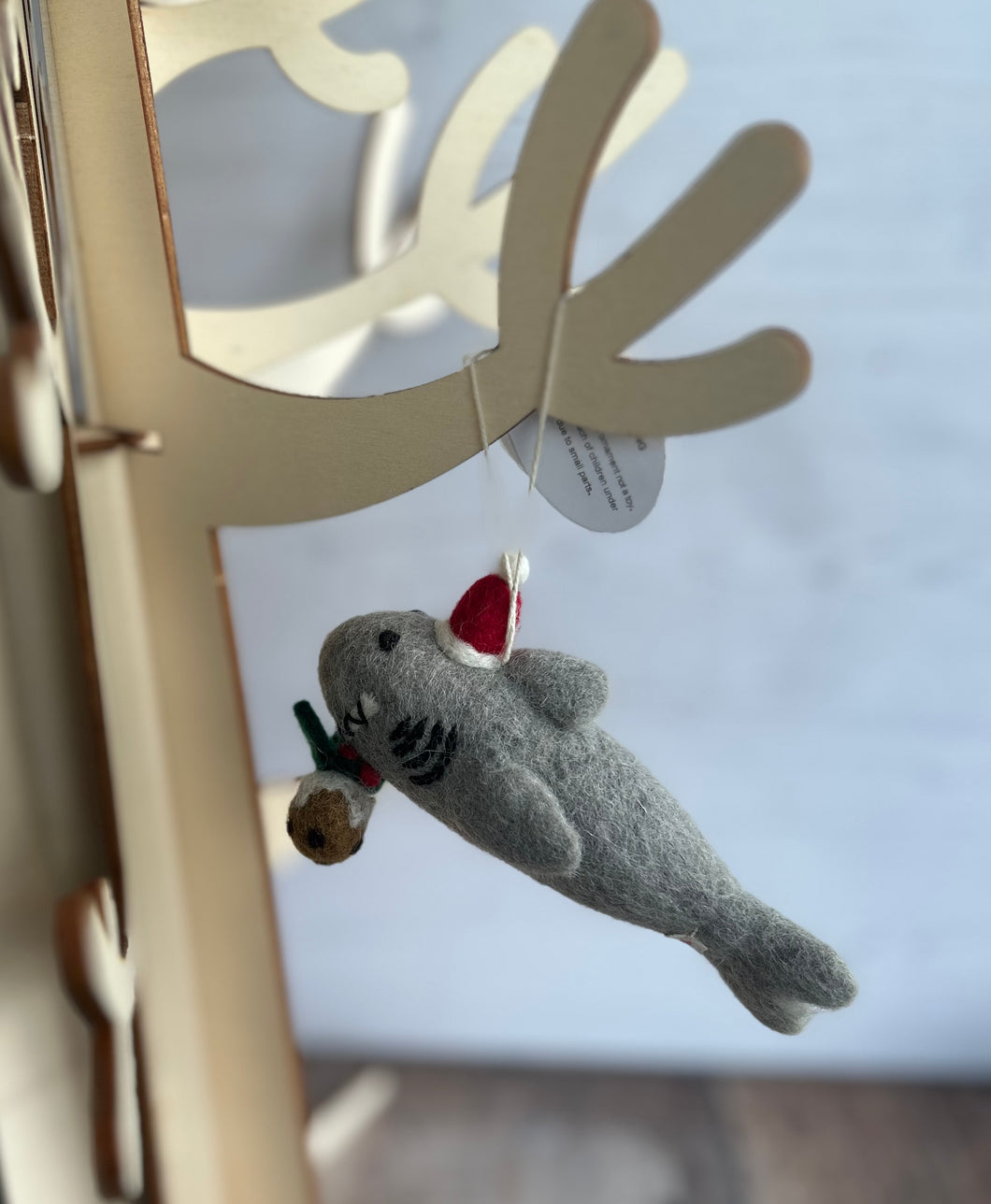Shark Felt Hanging Christmas Decoration