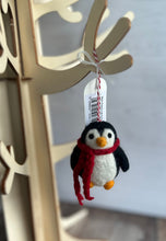 Load image into Gallery viewer, Penguin Felt Hanging Christmas Decoration
