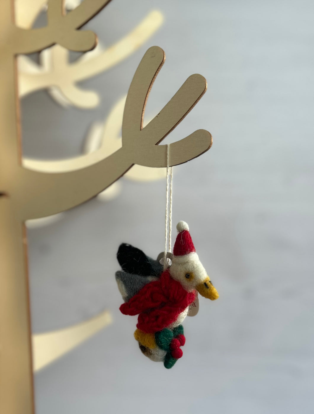 Gull Felt Hanging Christmas Decoration