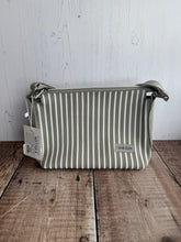 Load image into Gallery viewer, Weave Stripey Messenger Bag Grey
