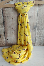Load image into Gallery viewer, Seabird Puffin Yellow Scarf
