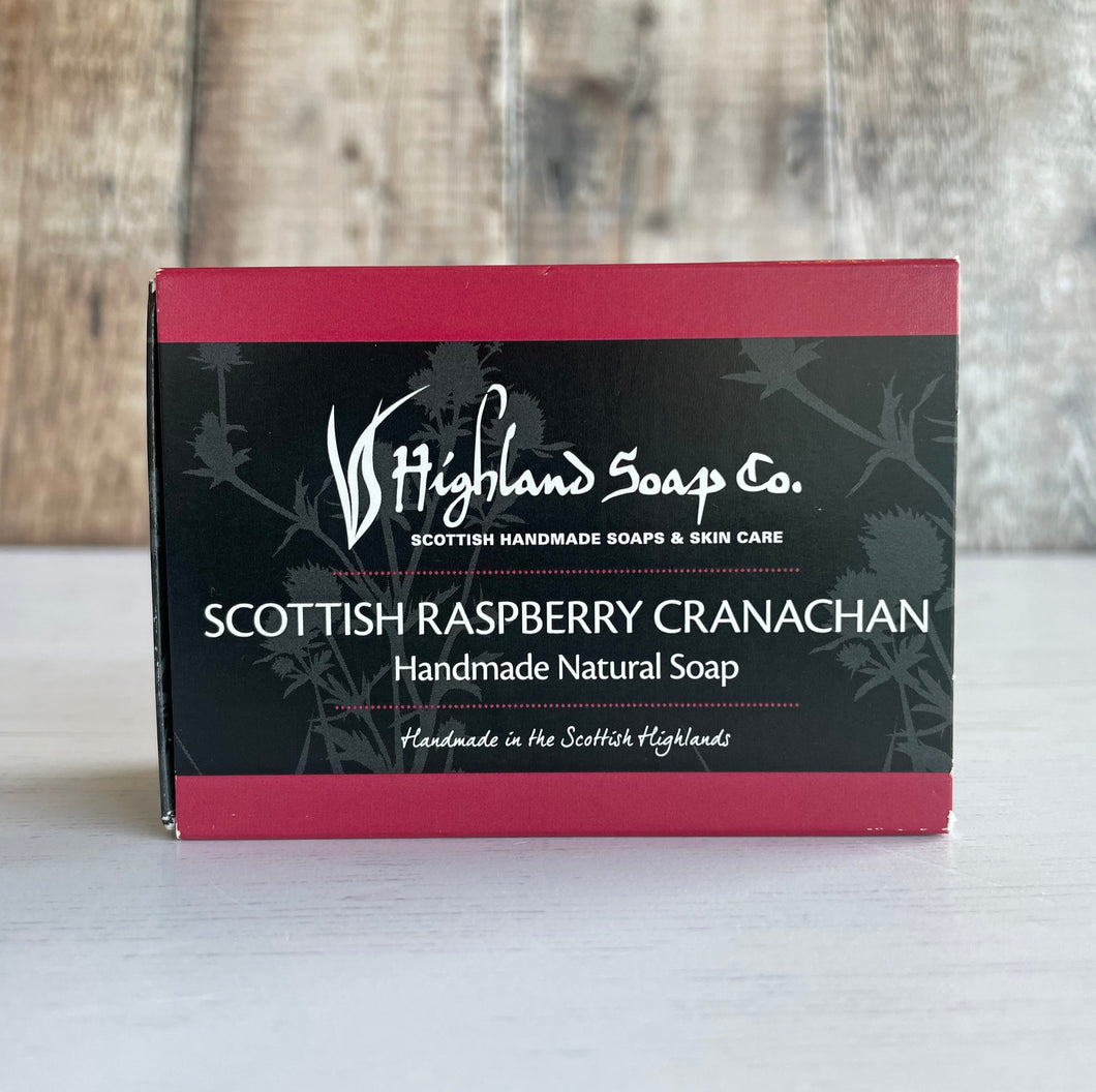 Scottish Raspberry Cranachan Handmade Natural Soap - 190g