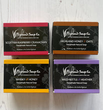 Load image into Gallery viewer, Scottish Raspberry Cranachan Handmade Natural Soap - 190g
