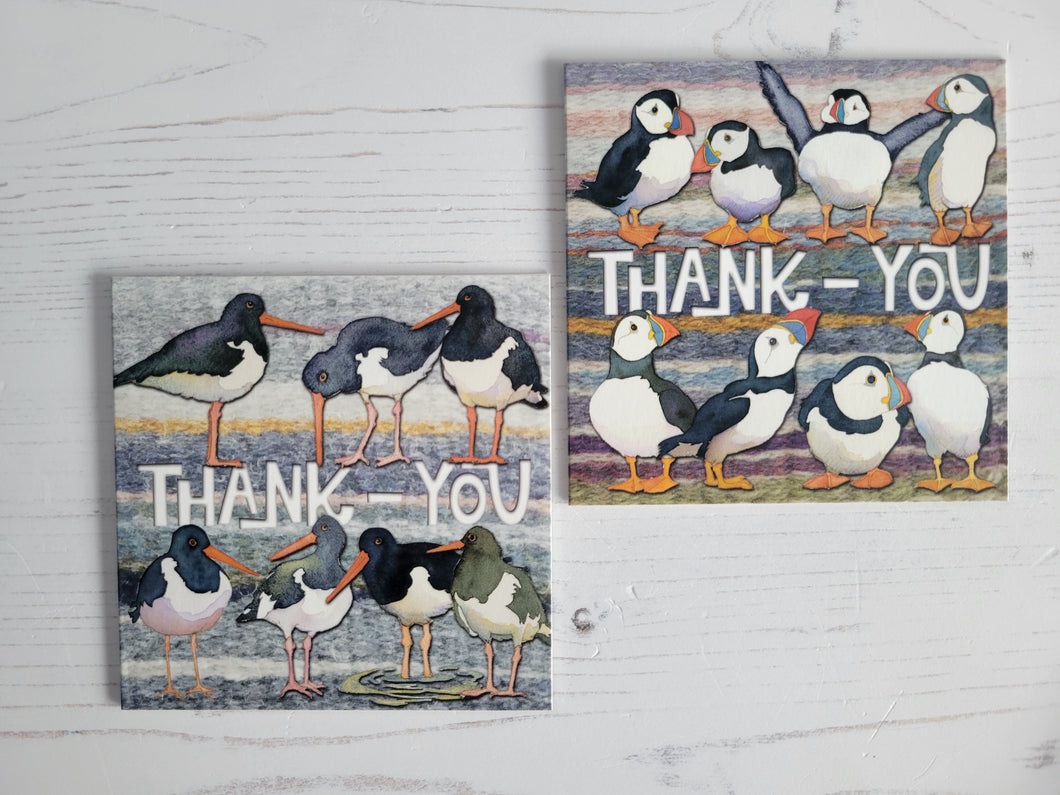 Thank You Seabirds Mini Card Pack