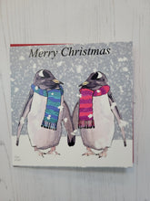 Load image into Gallery viewer, Christmas Penguins Card
