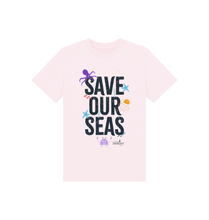 Load image into Gallery viewer, Pink Printed Kids T-Shirt Front
