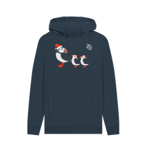 Load image into Gallery viewer, Navy Printed Hoody Front

