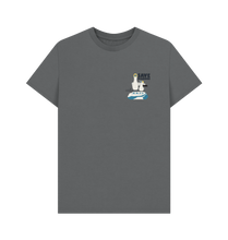 Load image into Gallery viewer, Slate Grey Printed T-shirt Front
