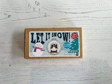 Load image into Gallery viewer, Cross Stitch Mini Kit - Let it Snow
