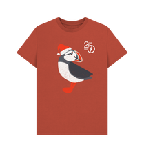 Load image into Gallery viewer, Rust Printed T-shirt Front
