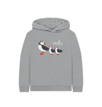 Load image into Gallery viewer, Athletic Grey Printed Kids Hoodie Front
