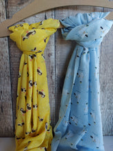 Load image into Gallery viewer, Seabird Puffin Yellow Scarf
