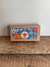 Load image into Gallery viewer, Cross Stitch Mini Kit - Och Aye The Moo
