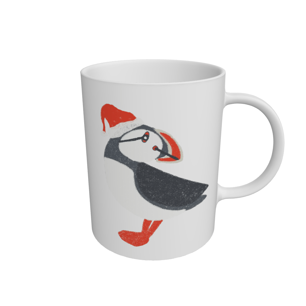 White Mug Front