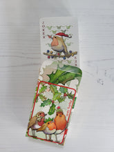 Load image into Gallery viewer, Christmas Robins Playing Cards
