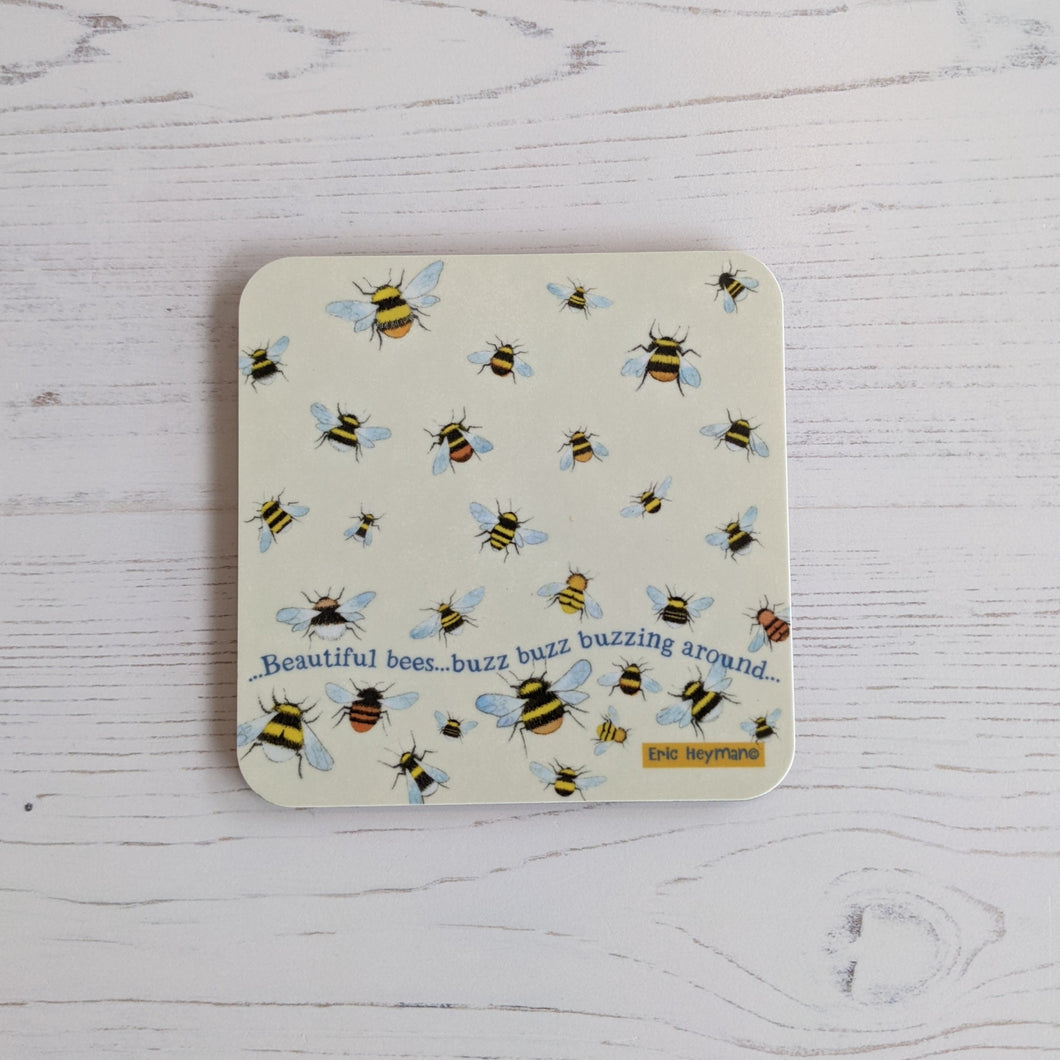 Bees Single Coaster