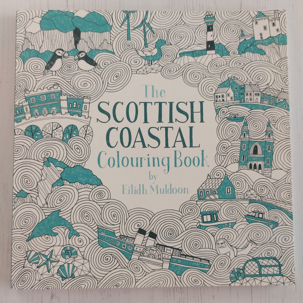 Scottish Coastal Colouring Book