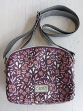 Load image into Gallery viewer, Oil Cloth Halfmoon Bag - Mulberry
